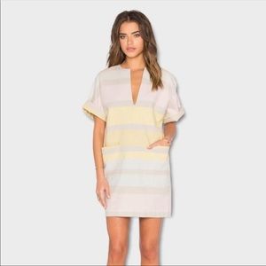 ⚡️Mara Hoffman striped pocket cotton mini dress, size S